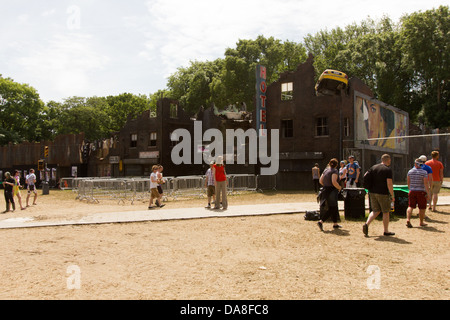 Blocco9 arena al Glastonbury Festival 2013, Somerset, Inghilterra, Regno Unito. Foto Stock