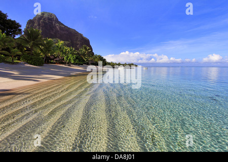 Le Morne Beach, Mauritius Foto Stock