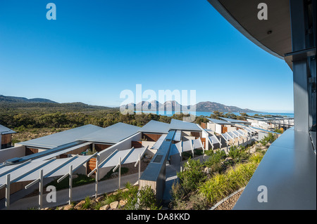 Saffire, Freycinet lodge di lusso Alloggio nel Parco Nazionale di Freycinet Tasmania, Australia. Foto Stock