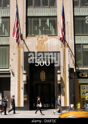 500 Fifth Avenue facciata, NYC Foto Stock