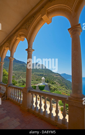 Isole Baleari, Maiorca, Mallorca, Spagna, Europa, esterno, figlio Marroig, edificio, architettura, giorno, nessuno, Foto Stock