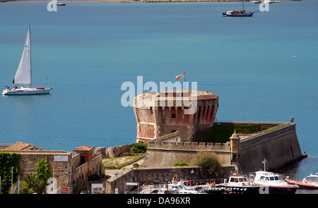 Martello Tower Portoferraio Elba toscana italia Foto Stock