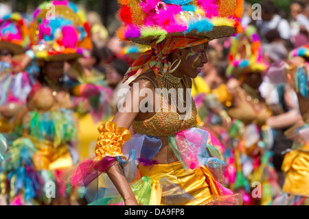 Tropical carnevale estivo a Parigi, Francia Foto Stock