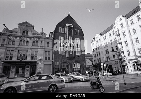 Davidwache stazione di polizia in Sankt Pauli, Amburgo Foto Stock