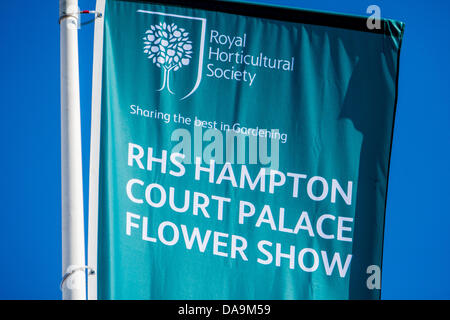 Londra, Regno Unito. 8 Luglio, 2013. RHS Hampton Court Palace Flower Show. Credito: martyn wheatley/Alamy Live News Foto Stock