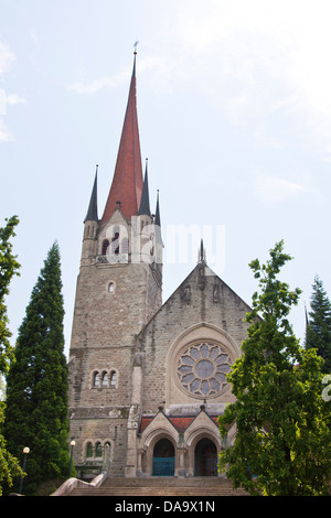 Svizzera Canton Zugo, Zugo, La chiesa di San Michele Foto Stock