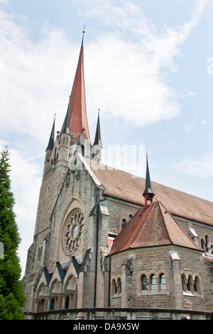 Svizzera Canton Zugo, Zugo, La chiesa di San Michele Foto Stock