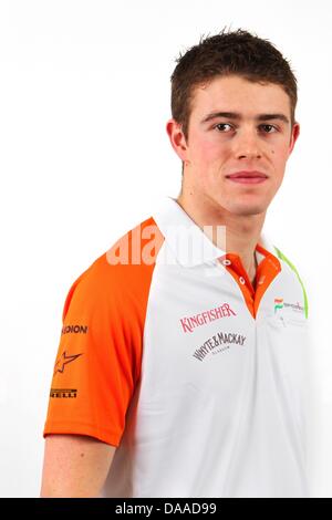 Paul di Resta (GBR) Force India F1. Force India sede, Silverstone, Inghilterra, Gennaio 2011. Foto Stock