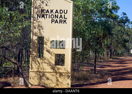 Ingresso nord al Parco Nazionale Kakadu,northern territory, australia Foto Stock