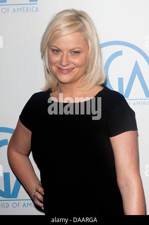 Noi attrice Amy Poehler arriva per la XXII edizione del produttore Guild Awards a Hotel Beverly Hilton di Beverly Hills, Los Angeles, Stati Uniti d'America, il 22 gennaio 2011. Foto: Hubert Boesl Foto Stock