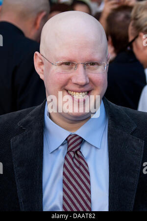 Comico britannico Matt Lucas arriva per la prima mondiale del film 'Gnomeo e Giulietta' a Los Angeles, Stati Uniti d'America, 23 gennaio 2011. Foto: Hubert Boesl Foto Stock