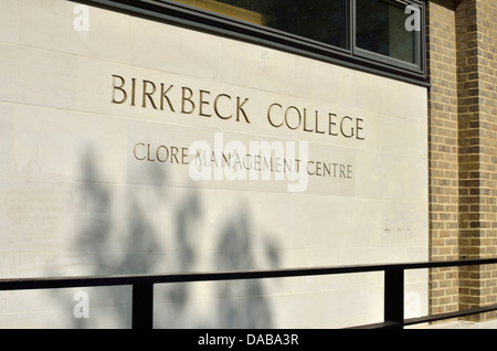 Università di Londra Birkbeck College Clore Management Center, London, Regno Unito Foto Stock