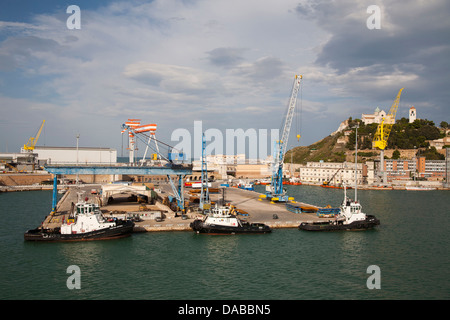 Porto di Ancona, marche, Italia, Europa Foto Stock