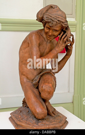 L'enfant a la coquille pecheur napoletani - Il bambino ha il pescatore napoletano shell Jean Baptiste Carpeaux 1827 1875 Francia Foto Stock