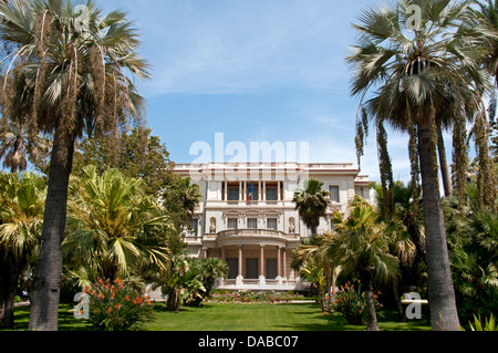 Villa Masséna (Musée - Museo ) spiaggia di Nizza Promenade des Anglais Costa Azzurra Costa Azzurra Francia Foto Stock