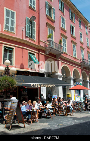 Nizza Place Massena Costa Azzurra Costa Azzurra Francia Foto Stock