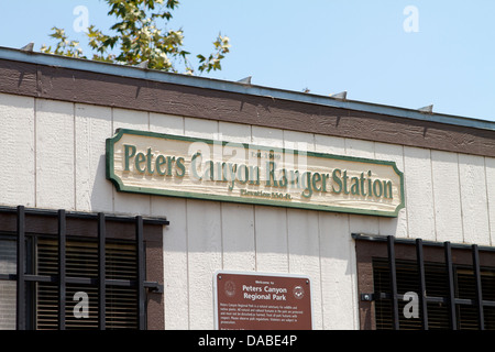 Peters canyon parco regionale stazione rangers Orange California USA Foto Stock