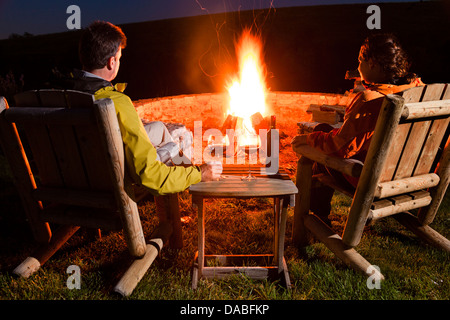Matura da falò Foto Stock