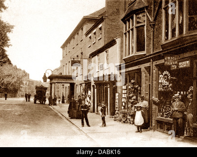 Oswestry Church Street a inizio novecento Foto Stock