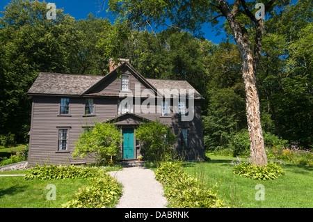 Louisa May Alcott Orchard House dove ella scrisse poco le donne, Concord, Massachusetts, Stati Uniti d'America, America del Nord Foto Stock