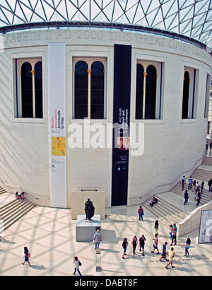 La Great Court del British Museum, Great Russell Street, Londra, Inghilterra, Regno Unito Foto Stock