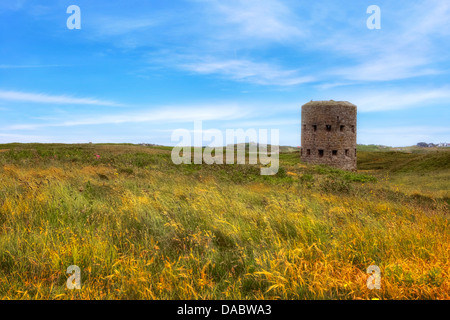 L'Ancresse Bay, Guernsey, Regno Unito Foto Stock