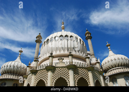 Vista inusuale del Padiglione di Brighton Foto Stock