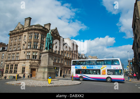 Giunzione di George e Hannover strade nella Città Nuova centro di Edimburgo in Scozia Gran Bretagna UK Europa Foto Stock