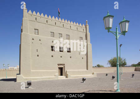 Al Patrimonio Murabbaa Fort, Al Ain, Abu Dhabi, Emirati Arabi Uniti, Medio Oriente Foto Stock