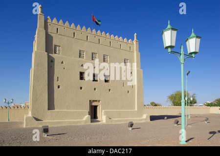 Al Patrimonio Murabbaa Fort, Al Ain, Abu Dhabi, Emirati Arabi Uniti, Medio Oriente Foto Stock