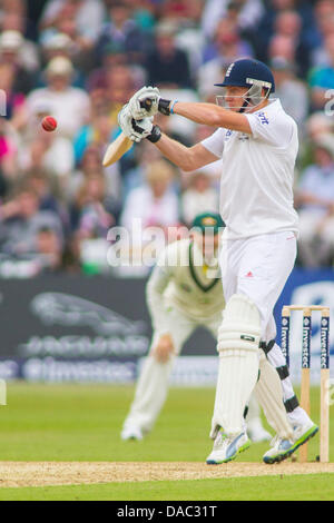 Nottingham, Regno Unito. 10 Luglio, 2013. L'Inghilterra del Jonny Bairstow durante il giorno uno dei primi Investec Ceneri Test match a Trent Bridge Cricket Ground sulla luglio 10, 2013 a Nottingham, Inghilterra. Credito: Mitchell Gunn/ESPA/Alamy Live News Foto Stock