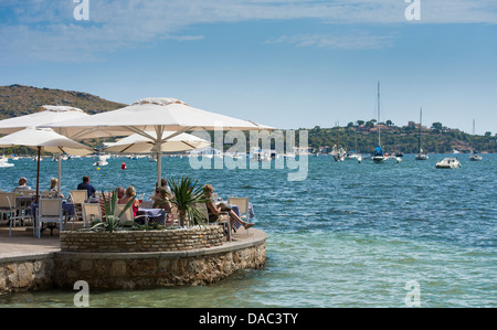 Puerto Pollensa (Port de Pollenca) nella parte Nord di Maiorca, SPAGNA Foto Stock