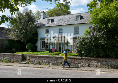 Il Lodge Bed and Breakfast Hotel ad Avebury nel Wiltshire Foto Stock