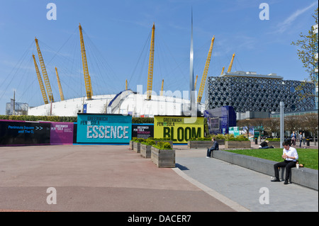 Millennium Dome (O2 Arena), Greenwich, Londra, Inghilterra, Regno Unito. Foto Stock