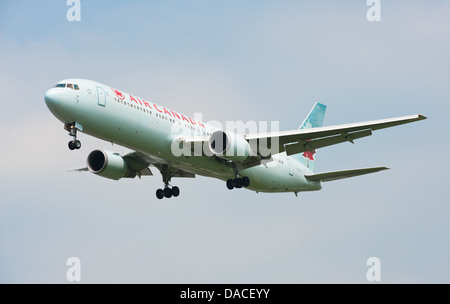 Air Canada Boeing 767 sbarco Foto Stock