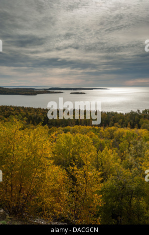 Nei pressi di Grand Portage sul Lago Superior North Shore, Minnesota, Stati Uniti d'America Foto Stock