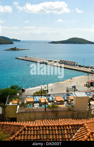 Isola di Skiathos in Grecia, famoso turismo luogo di destinazione Foto Stock