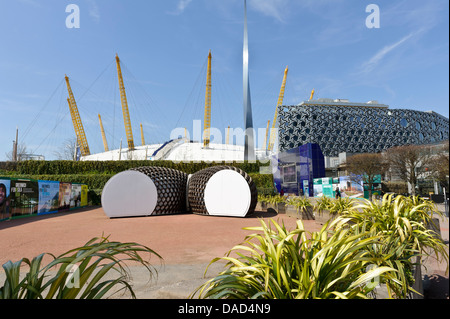 Millennium Dome a Greenwich, Londra, Inghilterra, Regno Unito. Foto Stock