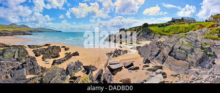 In Irlanda il panorama del paesaggio sparare in estate Foto Stock