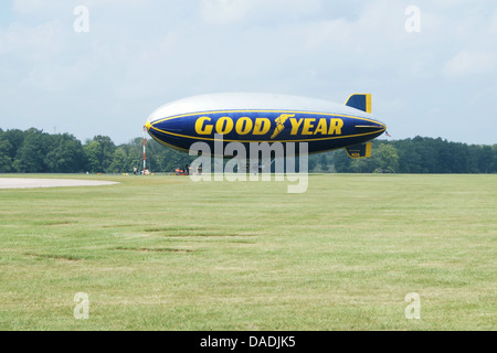 Il dirigibile Goodyear a Akron, Ohio, Stati Uniti d'America. Foto Stock