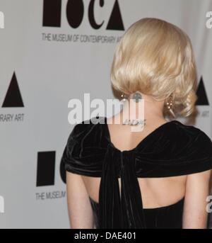 L'attrice Jaime King arriva al 2011 MOCA Gala - "Una vita artisti Manifesto' presso il Museo di Arte Contemporanea - Moca Grand Avenue a Los Angeles, Stati Uniti d'America, il 12 novembre 2011. Foto: Hubert Boesl Foto Stock