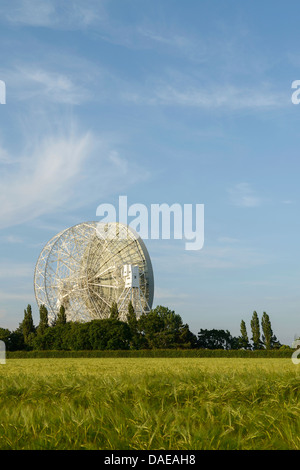 Jodrell Bank radio telescopio nel Cheshire Regno Unito Foto Stock