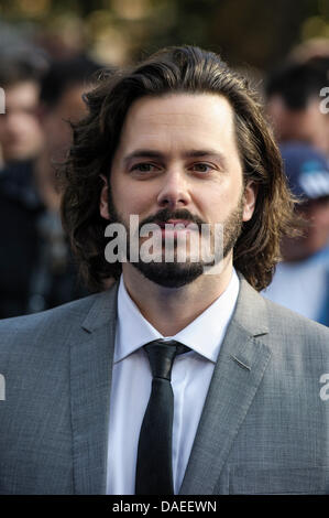 Londra, Regno Unito. Il 10 luglio 2013. Edgar Wright assiste la Premiere Mondiale della fine del mondo il 10/07/2013 presso Empire Leicester Square, Londra. Persone nella foto: Edgar Wright, Direttore. Foto di Julie Edwards Foto Stock