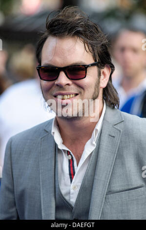 Londra, Regno Unito. Il 10 luglio 2013. Gaz Coombes assiste la Premiere Mondiale della fine del mondo il 10/07/2013 presso Empire Leicester Square, Londra. Persone nella foto: Gaz Coombes. Foto di Julie Edwards Foto Stock