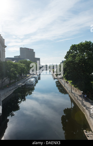 Rideau Canal - serrature di Ottawa, Canada Foto Stock