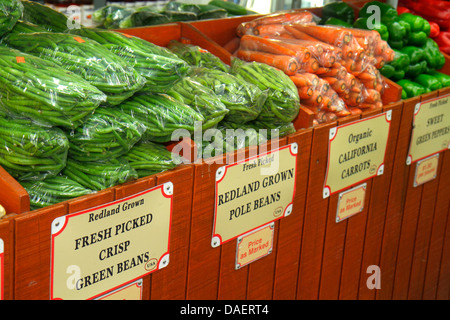 Miami Florida,Florida City,Robert è qui,produce,mercato,vendita,fagioli,FL130518024 Foto Stock