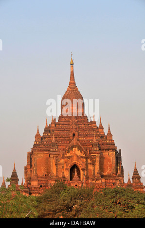 Tempio Htilominlo Bagan Myanmar Foto Stock