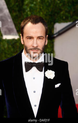 Noi designer Tom Ford arriva per il Vanity Fair Academy Awards Party al Sunset Tower di Los Angeles, Stati Uniti d'America, 27 febbraio 2011. Foto: Hubert Boesl Foto Stock