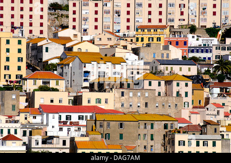 Vista della città e di Gibilterra Foto Stock