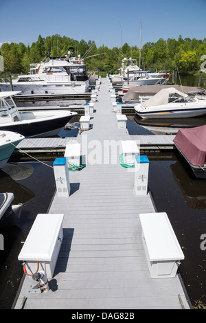 Wacca Wache Marina, Murrells Inlet, South Carolina, STATI UNITI D'AMERICA Foto Stock